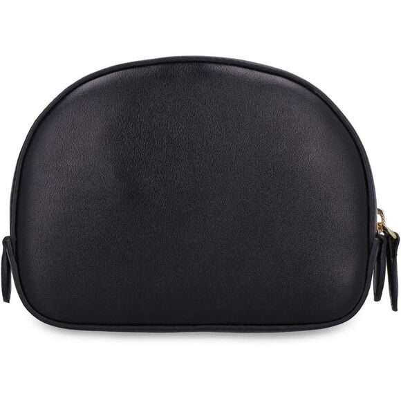 STELLA MCCARTNEY Perforated Logo Cosmetic Bag Women BLACK Clutches - Picture 3 of 5